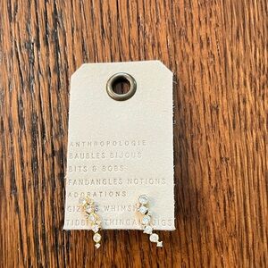 Anthropologie Cubic Zirconiaia Cartilage Earrings